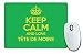 Produktbild Grün Keep Calm und Love Tête de Moine Mauspad Farbe 3073