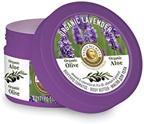 Body Butter - Body Moisturiser For Dry Skin - 280ml - By Venus Secrets Natural Cosmetics - Provides Rich And Lasting Hydration - Restores Natural Moisture Of The Skin Leaving It Soft And Smooth - Different Scents to Choose With Active Ingredients . Buy 2 &amp; Get Free Delivery (Olive &amp; Organic Lavender)
