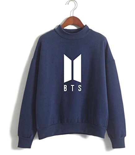SIMYJOY Women's BTS Fans Sweatshirt Love Yourself Pullover Girls' Kpop Cool Cute Jumper Loose Fitting Top