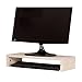 Produktbild Baiyun flyin Mai Hölzerner Computer-Monitor-Regal-Hoher Regal, Schreibtisch-Tastatur-Regal-Regale (Farbe : Light Oak Color, Größe : A)