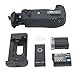 Produktbild DSTE® Entfernt Vertikal Batterie Griff für Nikon D500 SLR Digital Kamera als MB-D17 mit (2 packung) EN-EL15