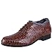 Produktbild Chaussures De Ville Pour Hommes En Cuir Décontractées, Pointues, Chaussures De Grande Taille À Motif De Crocodile, Chaussures Pour Hommes 36-50,Plusdarkbrown,50