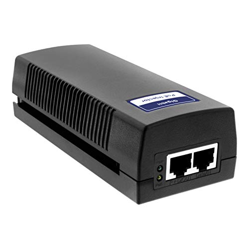 BV-Tech Gigabit Single Port 30 W PoE Injector for Tech POE-I100G - Black