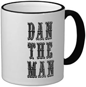 Endingfo Dan the Man Letter Quote Classic White Coffee Mug