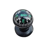 AchidistviQ Flexible Navigation Kompass Ball Armaturenbrett Saugnapf Auto KFZ Zubehör Multi