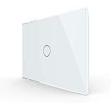LIVOLO Interruttore della Luce con Indicatore LED Touch Switch con Pannello in Cristallo Toccare Interruttore a parete per Il