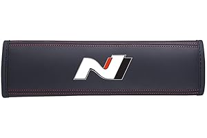 GÉNERIC 2 Stück Auto Gurtpolster Gurtschoner, für Hyundai N line Nlinetucson kona Sonata Genesis Solaris Veloster i10 i30 i20 i40 iX35 Interieur Styling Zubehör Gurtschoner,B