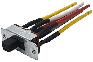 AOYYGG Interruttore a Levetta a 6 pin E-209-22 con cavo Sostituisce SL13B per Ventilatore da Soffitto 3A 250VAC/6A 125VAC Interruttore di Trasferimento Interruttore a Scorrimento Bipolare/Doppia Corsa
