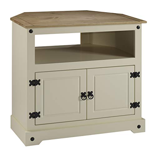 mercers furniture Corona – Pintado – Mueble de Esquina para televisor