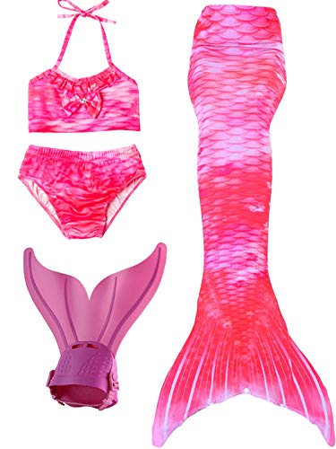 onlight Bambine e Ragazze Cosplay Bikini Mermaid Tail 110