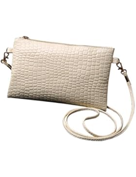 TWBB Damen Mode vintage Krokodil Einfach Single Schulter Umhänge tasche