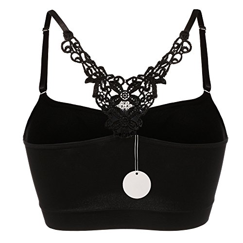 BH Sport,Sondereu Frauen Stretch Ohne Bügel Yoga Fitness Sports Training Still Bra Schlafen Unterwäsche Schwarz Rose Rot Nackt S-L - 2