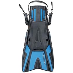 Aquazon corta aletas, aletas, aletas de buceo, aletas Shell para adultos, grössenverstellbar azul Talla:42-46