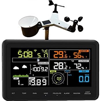 Station Météo La Crosse Technology WS6828 - Écran Couleur, Températures Intérieure/extérieure, Hygrométrie