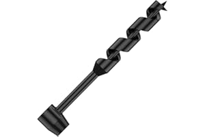 IRAZA Handbohrer,Handbohrmaschine für Holzbearbeitung,Manueller Schraubenschlüssel,Erdlochbohrer,Spiralbohrer für Outdoor-Camping, Wandern, Dschungelabenteuer (25 * 230)