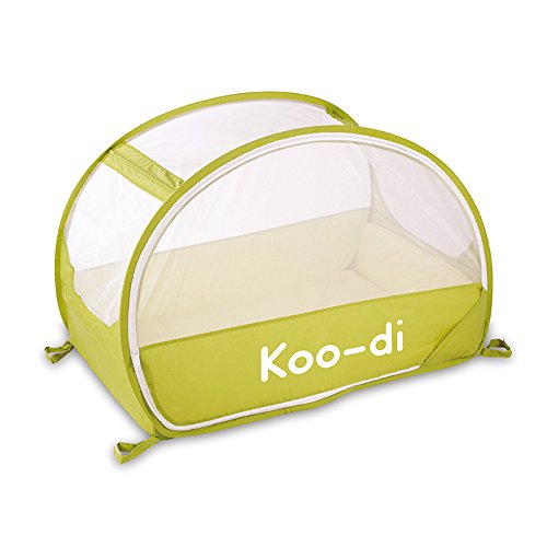 Koo-di 100 x 60 x 58 cm Pop Up Travel Bubble Cot (Lime/ Lemon)