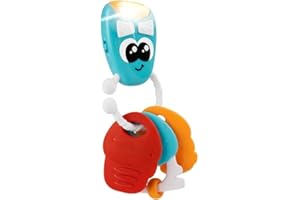 Chicco - Meine ersten elektronischen Autoschlüssel mit Lichtern und Sounds, Mehrfarbig (ARTSANA Spain 0001116300040)