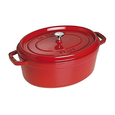 Staub cocotte staub ovale 33 cm cerise