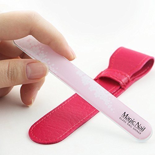 Preisvergleich Produktbild SHINAIL Professionelle Kristallglas-Nagelfeile mit Schutzhülle