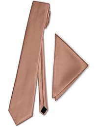CRIXUS Herren Fliege GOLD aus feinem Edel Satin mit Einstecktuch Konfirmation Anzug Smoking Schleife Schlips einfarbig Gr/&ouml;/&szlig;e w/&auml;hlbar