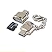Produktbild Big-Mountain Mini Kartenleser Micro USB Super Speed Memory Card Reader | USB 3.1 Kartenlesegerät Speicherkartenleser Für Micro SD TF Karte OTG Adapter (Silber)