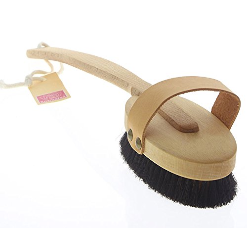 Klosterbürste, Body ionic, Kosmetex Energie Massagebürste Rückenbürste am abnehmbaren Stiel für Trockenmassage - 2