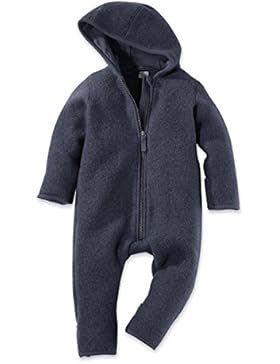 hessnatur Baby Baby Fleece Wollfleece Overall mit Kapuze - 100% Bio Merinowolle - unisex Mädchen und Jungen unisex...
