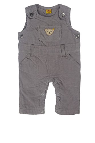 Steiff Baby Boys Latzhose Cord Skort Crew Neck Sleeveless Dungarees, Grey (steiff Softgrey Melange Gray 8200), 3-6 Months
