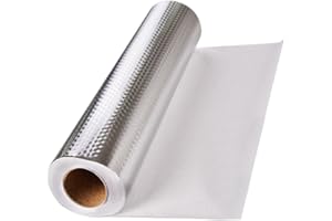 DIYEAH Autocollant Mural Cuisine Anti-Huile Auto-AdhéSif ÉTanche RéSistant À La Chaleur 300X15.7 Pouces Protection Murale Pour PoêLe Et Plan De Travail