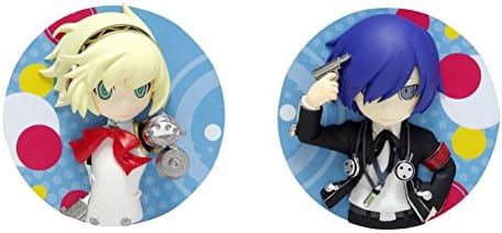 Naminami 2.5-dimensional batch Shadows of the labyrinth persona Q Persona 3 hero & amp; Aegis diameter of about 65mm PVC made painted with a figure made of ABS badge set of 2