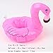Mini Cute Red Flamingo Floating Inflatable Drink Can Holder Pool Bath Toy