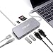 Produktbild MINIX USB-C Hub Multiport Adapter with Dual HDMI Output, 4K Adapter, 3 USB 3.0 Ports, Gigabit Ethernet Port,USB-C Charging Port, Micro SD/SD Card Readers for Apple MacBook/MacBook Pro. (Space Gray)
