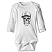 Produktbild Monicago Neugeborenes Baby Jungen Mädchen Babybody Langarm, Fashion Baby Infant Hip Hop Skull Long Sleeve Onesies Bodysuit Long Sleeve Onesies Outfits Navy