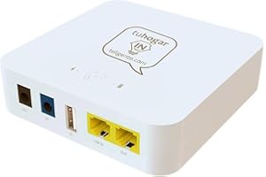 TUALARMASINCUOTAS.ES Mini-onduleur ou Mini SAI AC-DC | Batterie Interne Haute capacité | Sorties 5V + 9V + 12V et PoE | Protection Contre Les coupures de Courant et Les surcharges | Routeurs et appareils, 8800 mAh