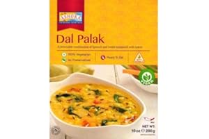 Ashoka Heat and Eat/Ready Meals- Dal Palak- 280G (Pack of 5)