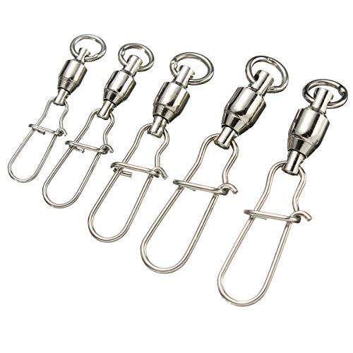 Preisvergleich Produktbild Fash Lady 20pcs Kugellagerdrehkran Duo Lock Snaps Trolling RiggingÂ