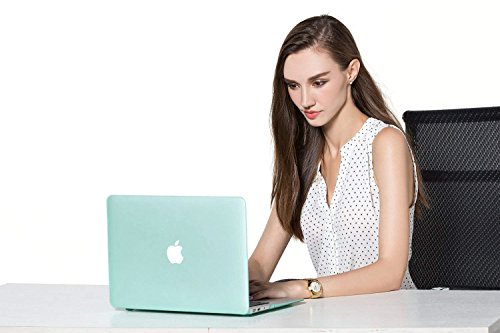 MOSISO MacBook Air 13 H  lle - Ultra Slim Hochwertige Plastik Hartschale Tasche Schutzh  lle Snap Case f  r MacBook Air 13 Zoll  A1466 A1369   Gr  n