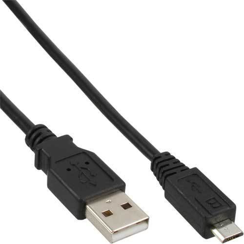 Micro-USB 2.0 Kabel, USB-A Stecker an Micro-B Stecker, 1m