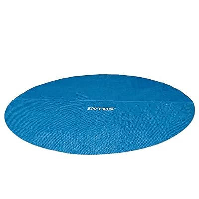Intex 03654 Bâche à Bulles Bleu Diamètre 4,57 m
