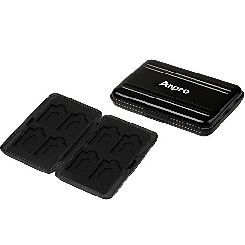 Anpro Wasserdicht Schutzbox für Speicherkarte 8x SDHC / SDXC / Micro-SD-Speicherkarten memory card holder - 2