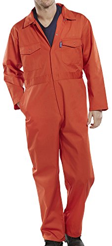 beeswift pcbsor38 polialgodón Workwear PC traje de B/Naranja 38
