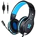 Produktbild T98 Headset PS4, Gaming Headset mit Mikrofon Noise Cancelling Surround Sound, 3.5 mm Stereo On Ear kopfhörer für PS4 Xbox One PC Laptop Tablet Handy
