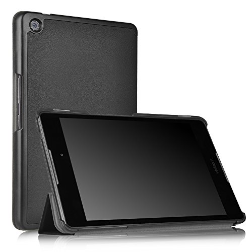 Asus ZenPad 3 Z581KL hülle, IVSO hochwertiges PU Leder Etui hülle Tasche Case - mit Standfunktion, super 360° Anti-Wrestling, ist für Asus ZenPad 3 Z581KL 20,06 cm (7,9 Zoll) Tablet-PC perfekt geeignet, Schwarz