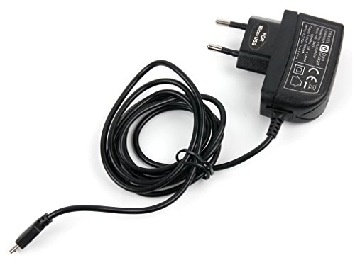 Für den TOLINO Page | Vision | Vision 2 | Vision 3 HD | Shine 2 HD E-Book-Reader: Schwarzer Netzstecker mit Mikro-USB-Anschluss - 9