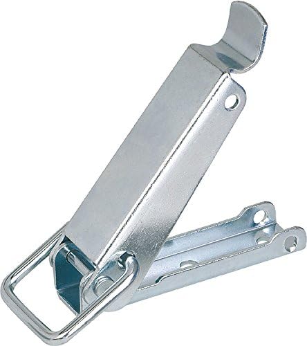 KIPP05535-2641352 Stainless Steel Latch with Pull Bar, Style B, Natural Finish, 3000 N Holding Force, Metric