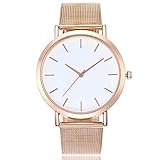 Gaddrt Casual Analog Armbanduhr Quarz Edelstahl Band Marmor Band Uhr Geschenk, Rose Gold 2
