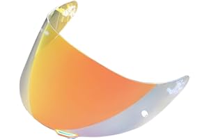 BSTOP K1 Face Shield Uv-Protected for AGV K1, K1S, K3SV, K5, K5S Helmet Shield Visor Windshield (Revo Clear Red-Day and Night)