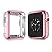 Produktbild Yaldoendo Schutzhülle für Apple Watch Serie 3, Serie 2, inkl. Displayschutzfolie, 38/42 mm, schmales TPU-Cover, Rose Gold, 38 mm