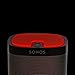 Produktbild FASZINIERENDE LEUCHTKRAFT: The Glory Red Edition for Sonos Play 1 - Smart Glowing Acryl Cover - cooles, fluoreszierendes und selbstleuchtendes Design - kinderleicht anzubringen und rückstandsfrei zu entfernen. Das perfekte Bundle für deine Play 1 - ** MADE IN GERMANY