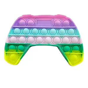 MUBI Silicon Pop It Fidget Toy Sensory Toys / Stress Relief Game/ Push Pop Bubble Fidget Multicolor Remort Game Controller Shape Pop-It Toy for Unisex Kids/ Adult